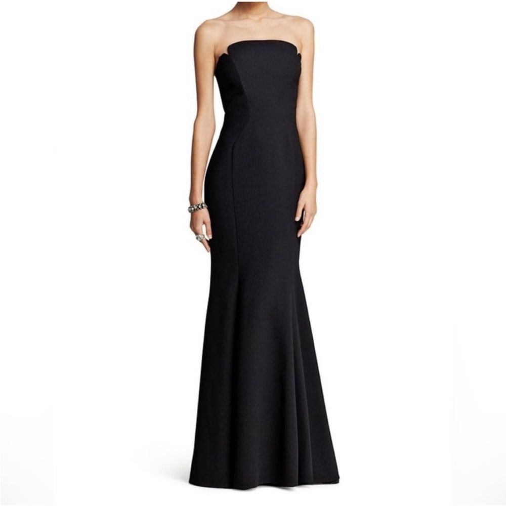 Jill Stuart Black Strapless Gown